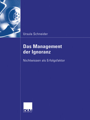 cover image of Das Management der Ignoranz